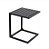 Mesa Lateral "C" Com Tampo Ripado - Imagem 1