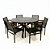 Conjunto de Mesa Pétala com Giro Interno e 6 Poltronas Perpétua - Imagem 1