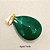 Pingente Gota Pedras Naturais. Banhado a Ouro 13x18mm Abaulado Pino a - Imagem 5