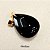 Pingente Gota Pedras Naturais. Banhado a Ouro 13x18mm Abaulado Pino a - Imagem 7