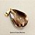 Pingente Gota Pedras Naturais. Banhado a Ouro 13x18mm Abaulado Pino b - Imagem 4
