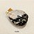 Pingente Gota Pedras Naturais. Banhado a Ouro 13x18mm Abaulado Pino b - Imagem 5