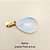 Pingente Gota Pedras Naturais. Banhado a Ouro 13x18mm Abaulado Pino b - Imagem 7