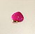 Pingente de Coração Agata Rosa 16mm. Pedras Naturais Banhado a Ouro - Imagem 6