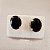 Brinco de OBSIDIANA NEGRA 8x10mm. Pedras Naturais Banhado a Ouro - Imagem 4