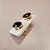 Brinco de OBSIDIANA NEGRA 8x10mm. Pedras Naturais Banhado a Ouro - Imagem 5