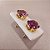 Brinco de AMETISTA 8x10mm. Pedras Naturais Banhado a Ouro - Imagem 5