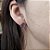 Brinco de AMETISTA 8x10mm. Pedras Naturais Banhado a Ouro - Imagem 1