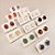 Brinco de QUARTZO BRANCO 8x10mm. Pedras Naturais Banhado a Ouro - Imagem 3