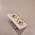 Brinco de CRISTAL 8x10mm. Pedras Naturais Banhado a Ouro - Imagem 5