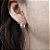 Brinco de CRISTAL 8x10mm. Pedras Naturais Banhado a Ouro - Imagem 1
