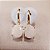 Brinco de QUARTZO BRANCO 6x8mm. Pedras Naturais Banhado a Ouro - Imagem 2