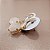 Brinco de QUARTZO BRANCO 6x8mm. Pedras Naturais Banhado a Ouro - Imagem 4