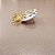 Brinco de CITRINO Oval 6x8mm. Pedras Naturais Banhado a Ouro - Imagem 5