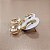 Brinco de CRISTAL 6x8mm. Pedras Naturais Banhado a Ouro - Imagem 5