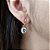 Brinco de CRISTAL 6x8mm. Pedras Naturais Banhado a Ouro - Imagem 1