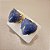 Brinco de QUARTZO AZUL 13mm. Pedras Naturais Banhado a Ouro - Imagem 2