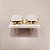 Brinco de QUARTZO BRANCO 13mm. Pedras Naturais Banhado a Ouro - Imagem 5