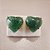 Brinco de QUARTZO VERDE 13mm. Pedras Naturais Banhado a Ouro - Imagem 4