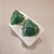 Brinco de QUARTZO VERDE 13mm. Pedras Naturais Banhado a Ouro - Imagem 2