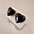 Brinco de OBSIDIANA NEGRA 13mm. Pedras Naturais Banhado a Ouro - Imagem 2