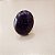 Anel Oval Pedra da Estrela 20x30mm. Pedras Naturais. Banhado a Ouro - Imagem 2