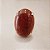 Anel Oval Pedra do Sol 20x30mm. Pedras Naturais. Banhado a Ouro - Imagem 2