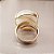 Anel Oval Quartzo Branco 20x30mm. Pedras Naturais. Banhado a Ouro - Imagem 3