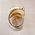 Anel Oval Citrino 20x30mm. Pedras Naturais. Banhado a Ouro - Imagem 3