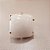 Anel Quadrado Quartzo Branco  25x25mm. Pedras Naturais. Banhado a Ouro - Imagem 2