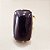 Anel Retangular Pedra da Estrela 20x30mm. Pedras Naturais. Banhado a Ouro - Imagem 2