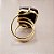 Anel Retangular Pedra da Estrela 20x30mm. Pedras Naturais. Banhado a Ouro - Imagem 3
