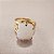 Anel Retangular Quartzo Branco 13x18mm. Pedras Naturais. Banhado a Ouro - Imagem 2