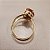 Anel Oval Pedra do Sol 10x14mm. Pedras Naturais. Banhado a Ouro - Imagem 3