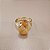 Anel Oval Citrino 10x14mm. Pedras Naturais. Banhado a Ouro - Imagem 2