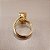 Anel Oval Citrino 10x14mm. Pedras Naturais. Banhado a Ouro - Imagem 3