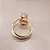 Anel Oval Quartzo Rosa 10x14mm. Pedras Naturais. Banhado a Ouro - Imagem 3