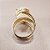 Anel Oval Citrino 15X20mm. Pedras Naturais. Banhado a Ouro - Imagem 3