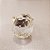 Anel Oval Cristal 15X20mm. Pedras Naturais. Banhado a Ouro - Imagem 2