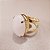 Anel Oval Quartzo Rosa 15X20mm. Pedras Naturais. Banhado a Ouro - Imagem 1