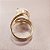 Anel Oval Quartzo Rosa 15X20mm. Pedras Naturais. Banhado a Ouro - Imagem 3