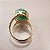 Anel Oval Quartzo Verde 15X20mm. Pedras Naturais. Banhado a Ouro - Imagem 3