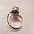 Anel Oval Sodalita 15X20mm. Pedras Naturais. Banhado a Ouro - Imagem 3