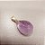 Pingente de Ametista Gota 13x18mm. Pedras Naturais Banhado a Ouro - Imagem 1