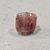 Conjunto Quartzo Morango Anel Quadrado 25x25mm Brinco 15x20mm. Banho Ouro - Imagem 2