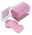 ALGODÃO PRENSADO FORMATO CORAÇÃO PARA CÍLIOS/UNHAS COR ROSA - Imagem 1