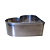 Aro para Bolo Coração / Copas 17 cm - Aço Inox - Imagem 4