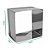 Cortador Quadrado Brownie, Bolo E Massas 4,5 X 4,5 Inox - Imagem 2
