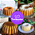Forma Torta Suiça Decorada Gomada N°1 - 18x7,5 - Imagem 3