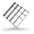 Cortador Brownie 16 Cavidades 5x5 -   Aço Inox - Imagem 1